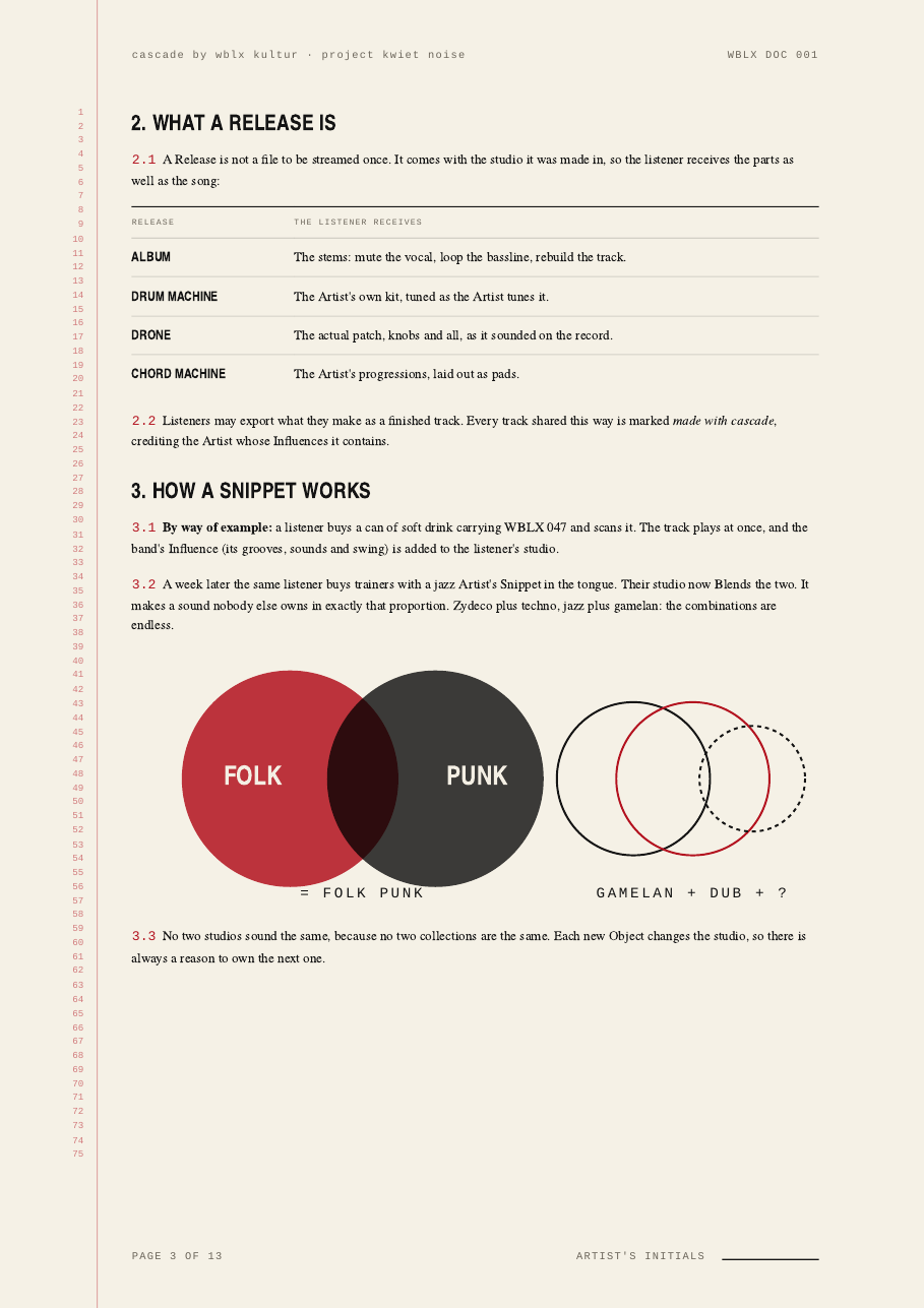 Recording & Influence Agreement — page 3 of 13